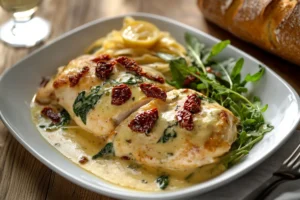 What Is Tuscan Chicken Served With?